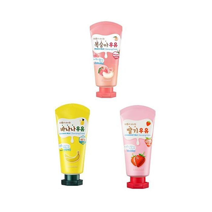 Milk Cleansing Foam - 3 Types - Strawberry
