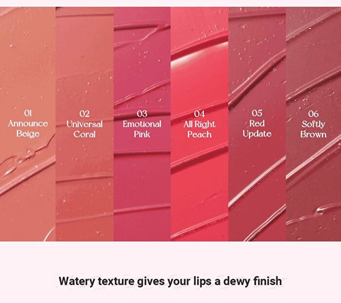peripera Water Bare Tint - 6 Colors - #02 Universal Coral