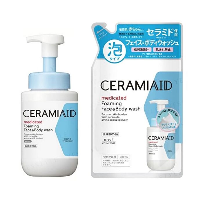 Ceramiaid Foaming Face & Body Wash - 380ml Refill