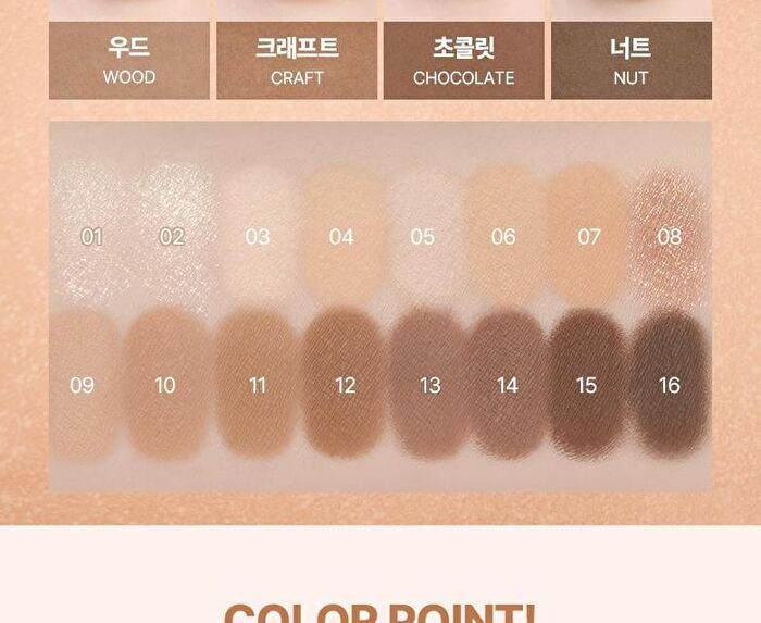Wakemake Soft Blurring Eye Palette Renewal - 23 Types - #02 Lively Blurring