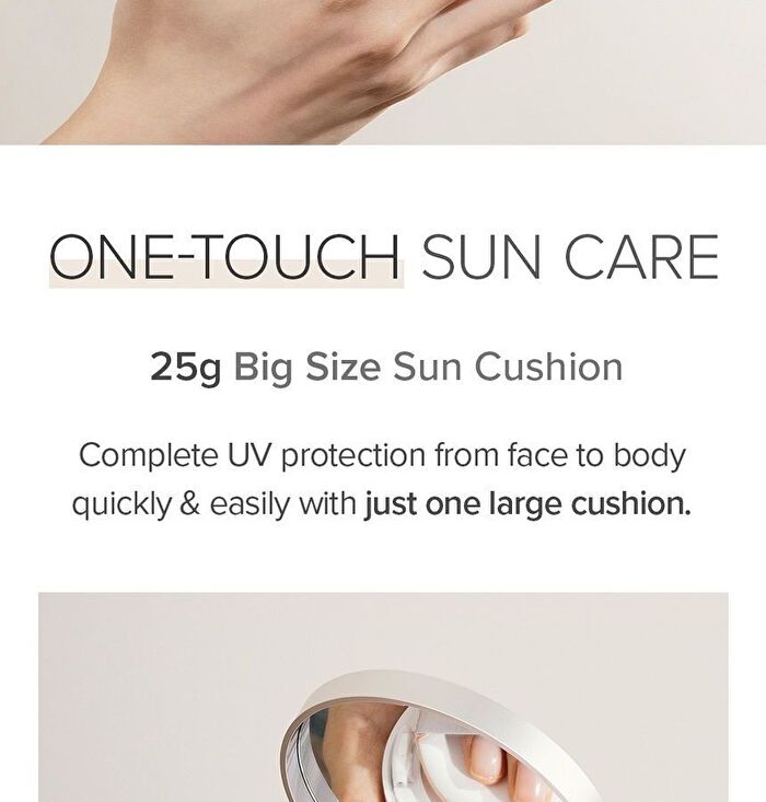 Vegan Niacinamide Panthenol Sun Cushion - 25g