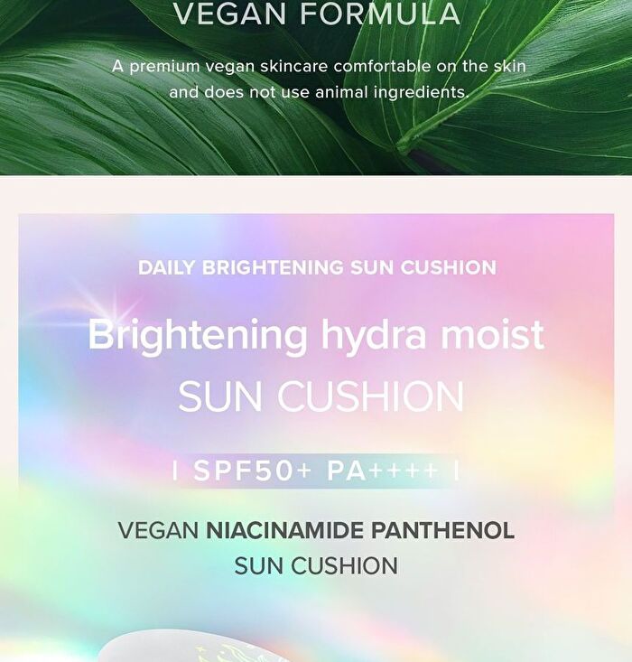 Vegan Niacinamide Panthenol Sun Cushion - 25g