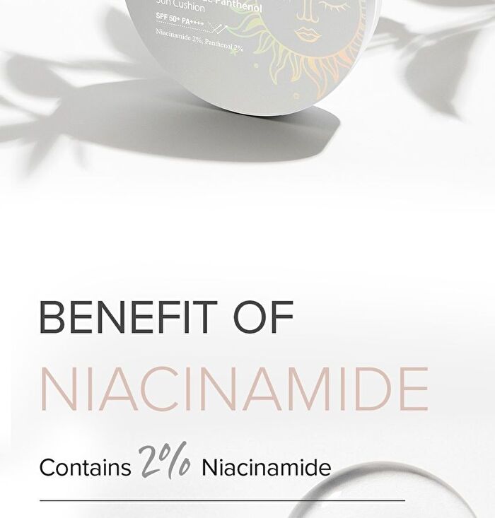 Vegan Niacinamide Panthenol Sun Cushion - 25g