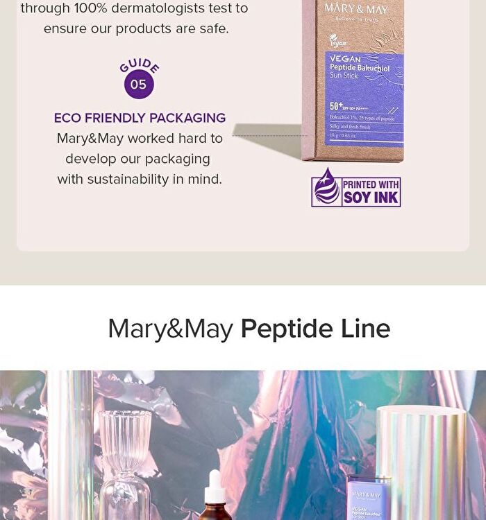 Vegan Peptide Bakuchiol Sun Stick - 18g