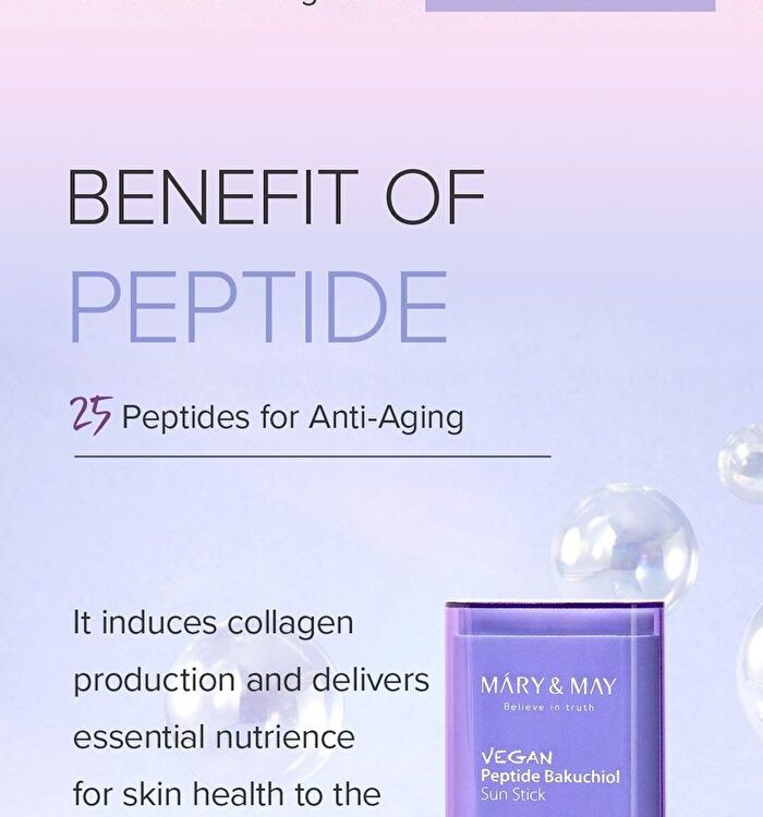 Vegan Peptide Bakuchiol Sun Stick - 18g