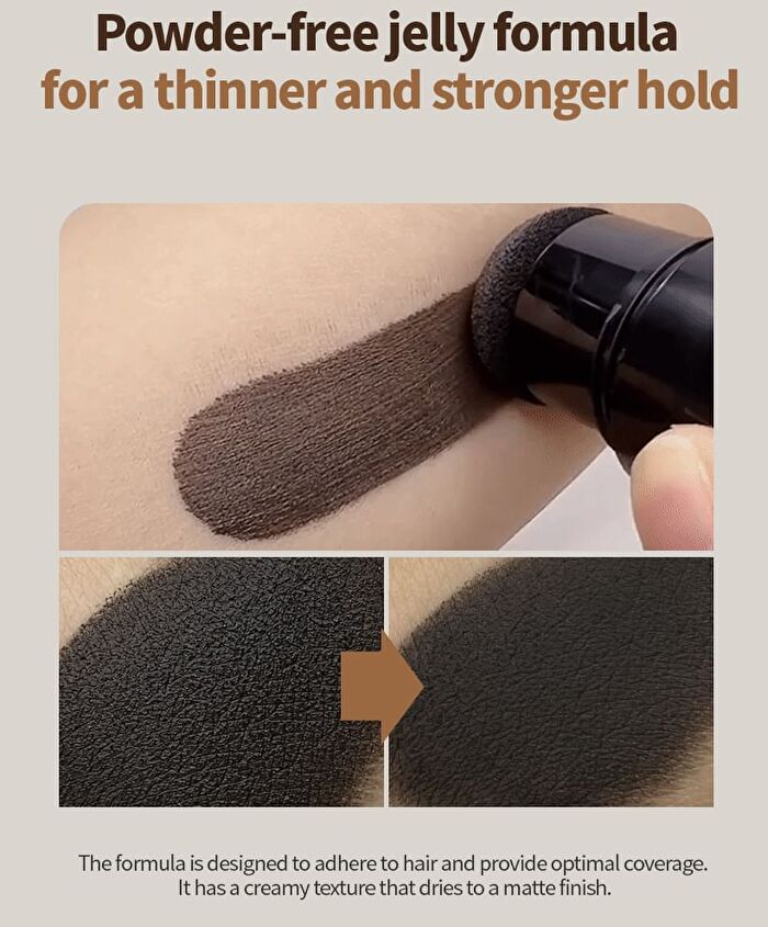 Mqny Fake Up Hair Cover Stick - 2 Colors - Natural Black
