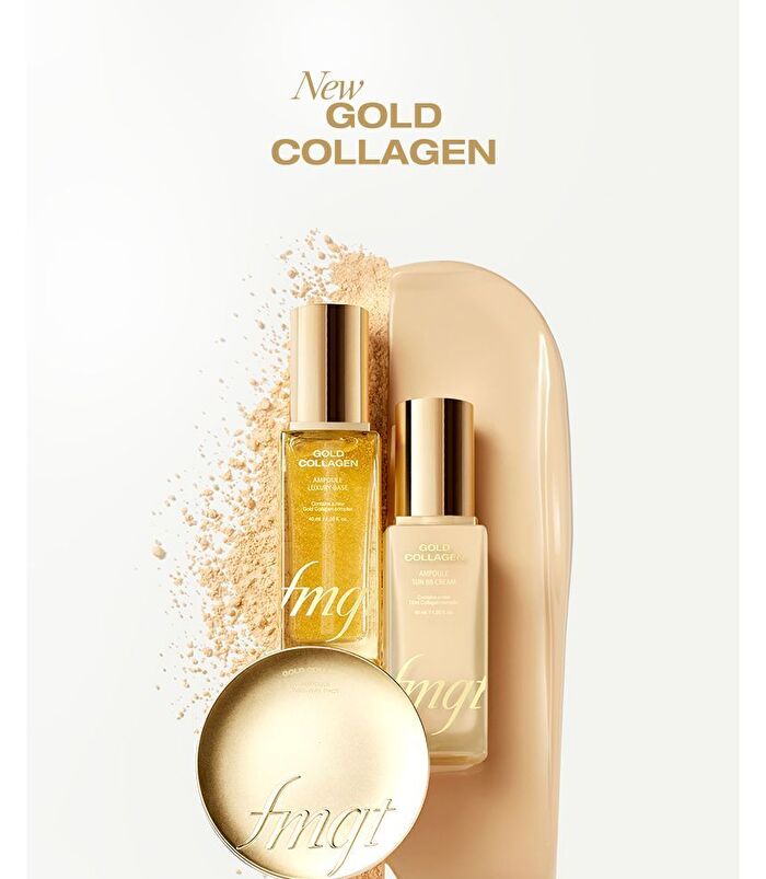 fmgt Gold Collagen Ampoule Makeup Base - Green