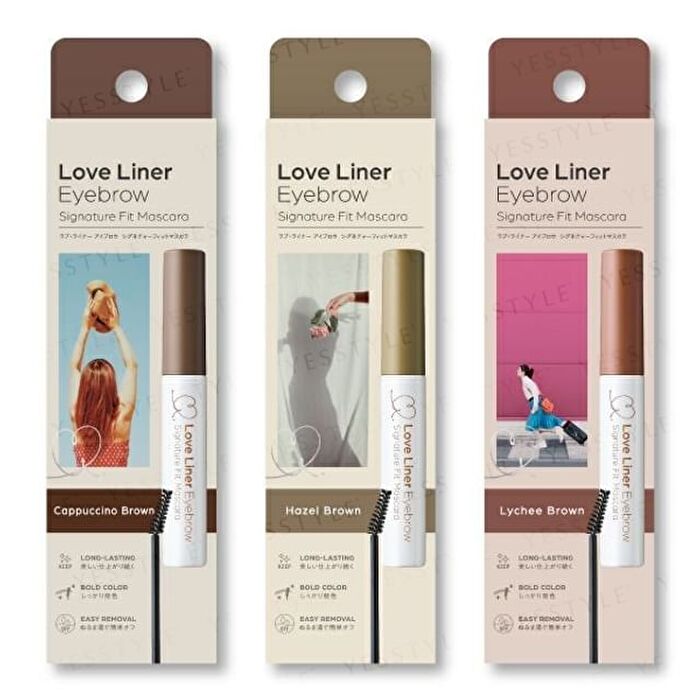 Love Liner Eyebrow Signature Fit Mascara - Cappuccino Brown