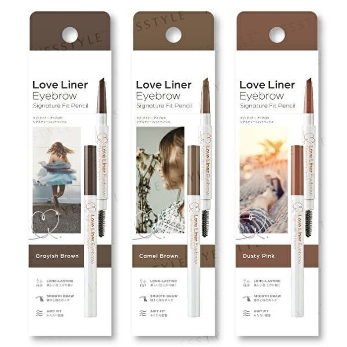 Msh Love Liner Eyebrow Signature Fit Pencil - Grayish Brown