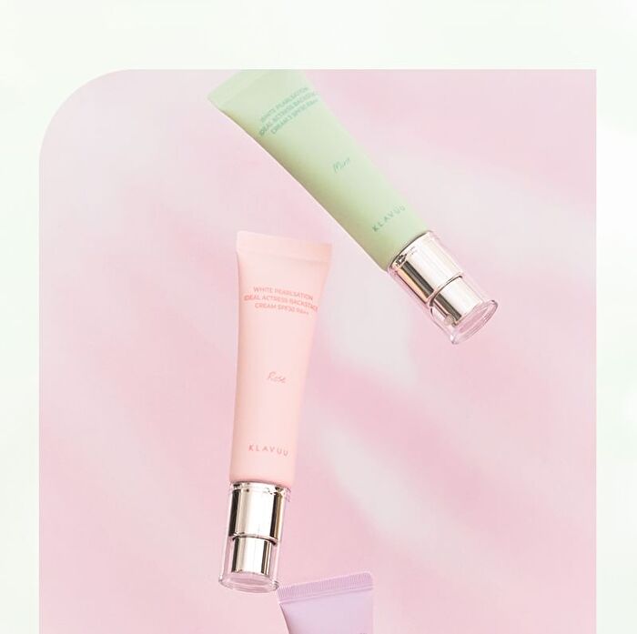 Klavuu White Pearlsation Ideal Actress Backstage Cream - 3 Colors - Renewed - Rose