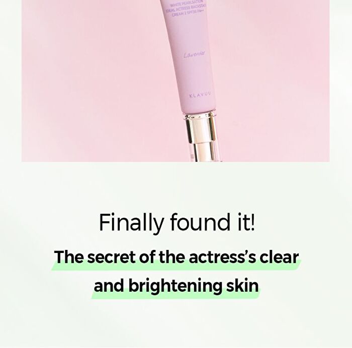 Klavuu White Pearlsation Ideal Actress Backstage Cream - 3 Colors - Renewed - Rose