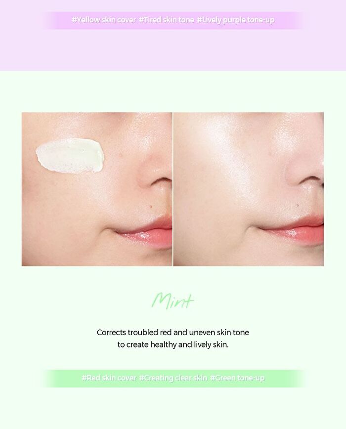 Klavuu White Pearlsation Ideal Actress Backstage Cream - 3 Colors - Renewed - Mint