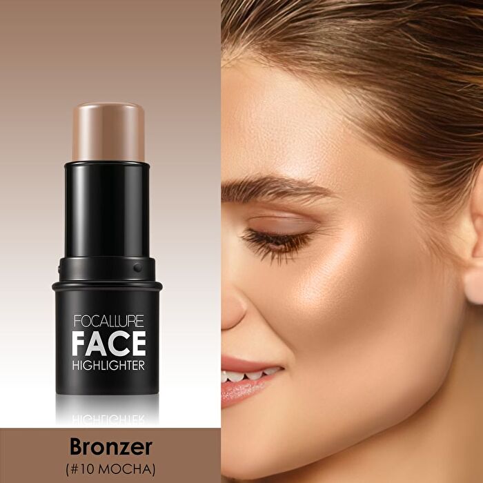 New Highlighter & Contour- 3 Colors - #10 Mocha