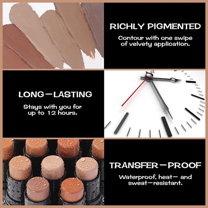 New Highlighter & Contour- 3 Colors - #10 Mocha