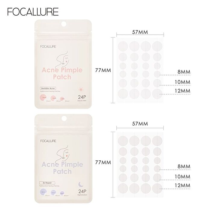 Focallure Acne Pimple Patch-Day & Night - #2 Night 24pcs