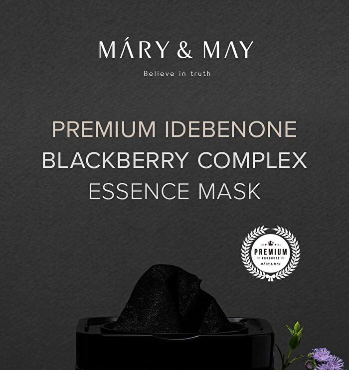 Premium Idebenone Blackberry Complex Essence Mask - 20 sheets