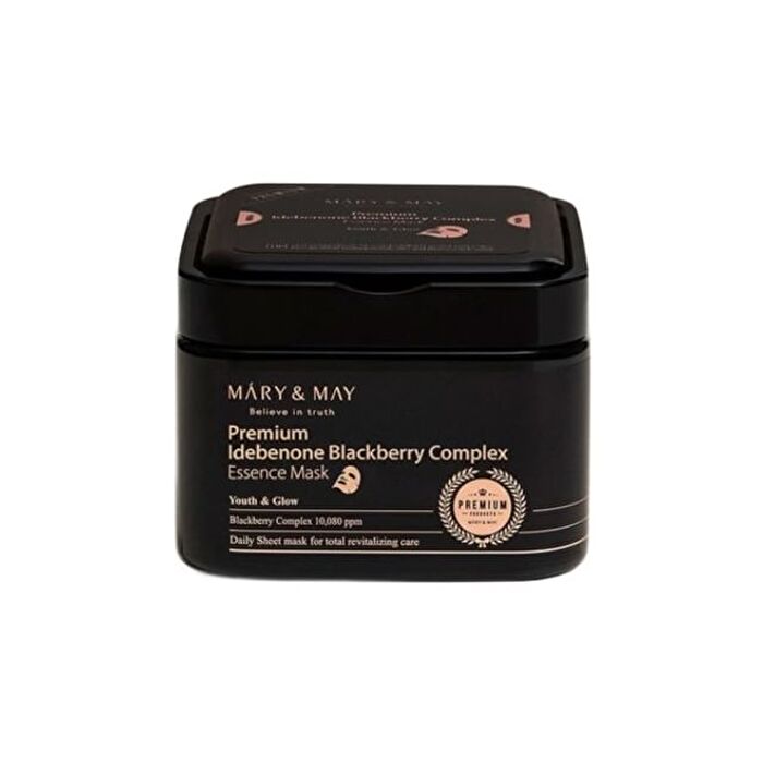 Premium Idebenone Blackberry Complex Essence Mask - 20 sheets