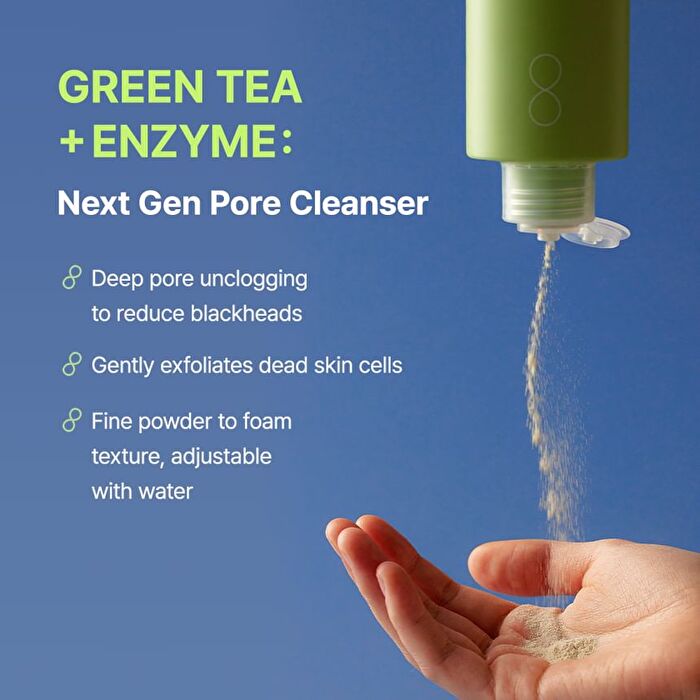 Green Tea & Enzyme Powder Wash JUMBO - 2023 Version - 110g