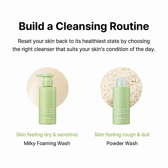 Green Tea & Enzyme Milky Foaming Wash - 140ml