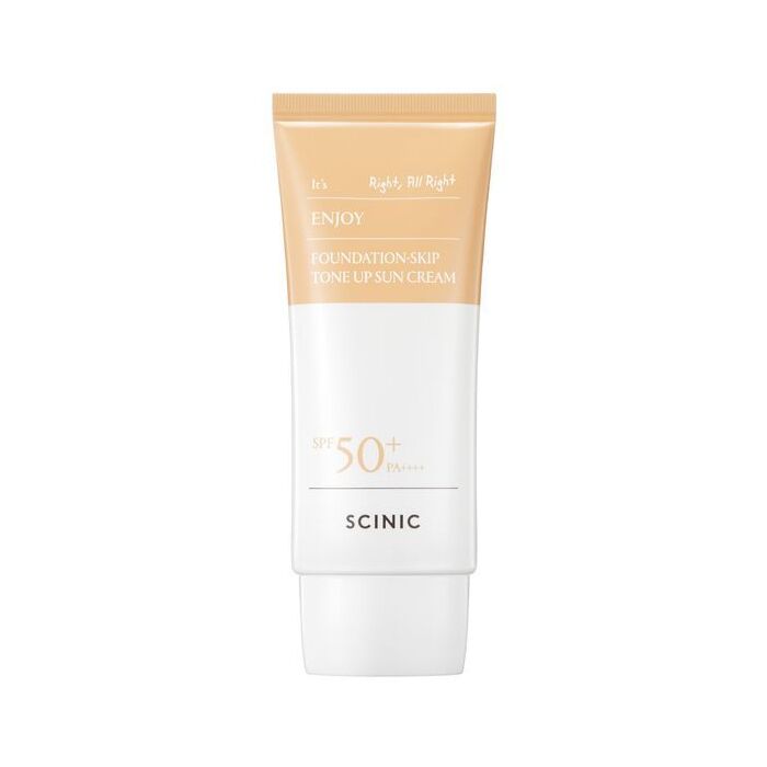 Scinic Enjoy Foundation-Skip Tone Up Sun Cream - 50g