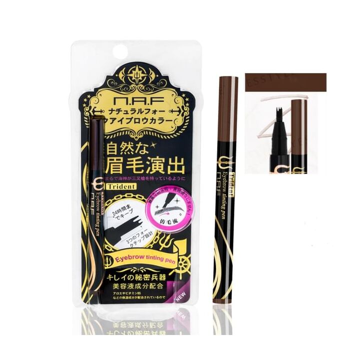 Trident Eyebrow Tinting Pen Natural Deep Brown - 0.3g