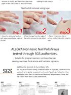 Alloya Water-Based Natural Nail Polish Environmental Friendly 094 Silver Memories - 10ml