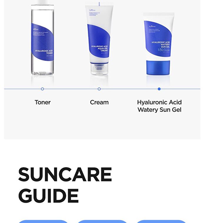 Hyaluronic Acid Watery Sun Gel Set - 50ml x 2 pcs