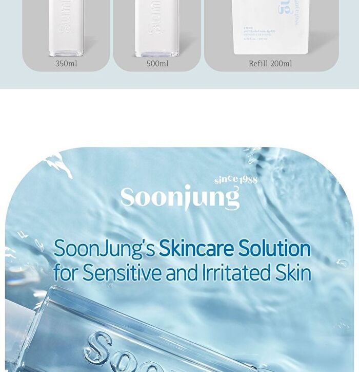 Soon Jung pH 5.5 Relief Toner - 2023 Version - 350ml
