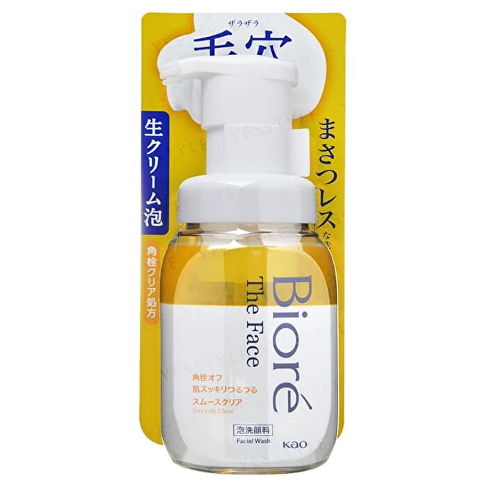 Biore The Face Foam Facial Cleanser Smooth Clear - 340ml Refill
