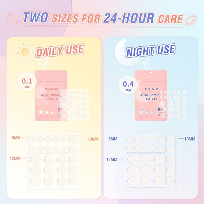 Pinkflash Acne Pimple Patch-Day & Night - #2 NIGHT 24pcs