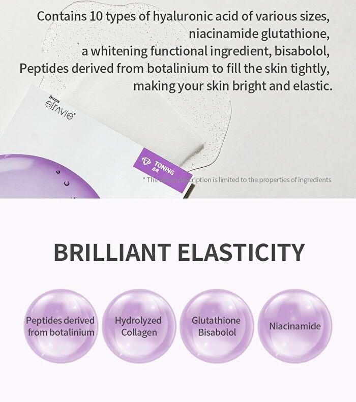 Hyaluronic Botal Mask Set - 23g x 10 sheets