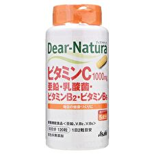 Asahi Dear-Natura Vitamin C Zinc Lactic Acid Bacteria Vitamin B2 Vitamin B6 60 days - 120 capsules