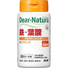 Asahi Dear-Natura Iron & Folic Acid for 60 days - 60 capsules
