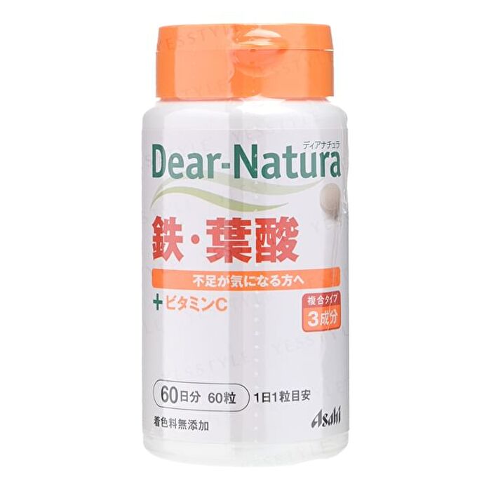 Dear-Natura Iron & Folic Acid for 60 days - 60 capsules