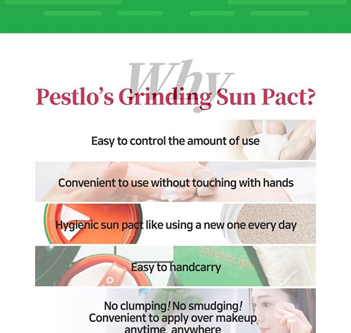 Pestlo Saferecipe No Sebum Grinding Sun Pact - 18g
