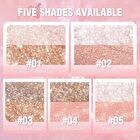 New 2 in 1 All Glow Liquid Eyeshadow-2 colours - #5 Starry Pearl