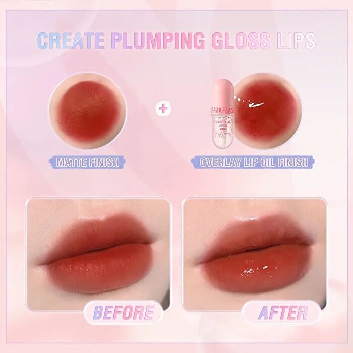 Pinkflash CarePlus Lip Oil-Natural Ingredients - #4ml