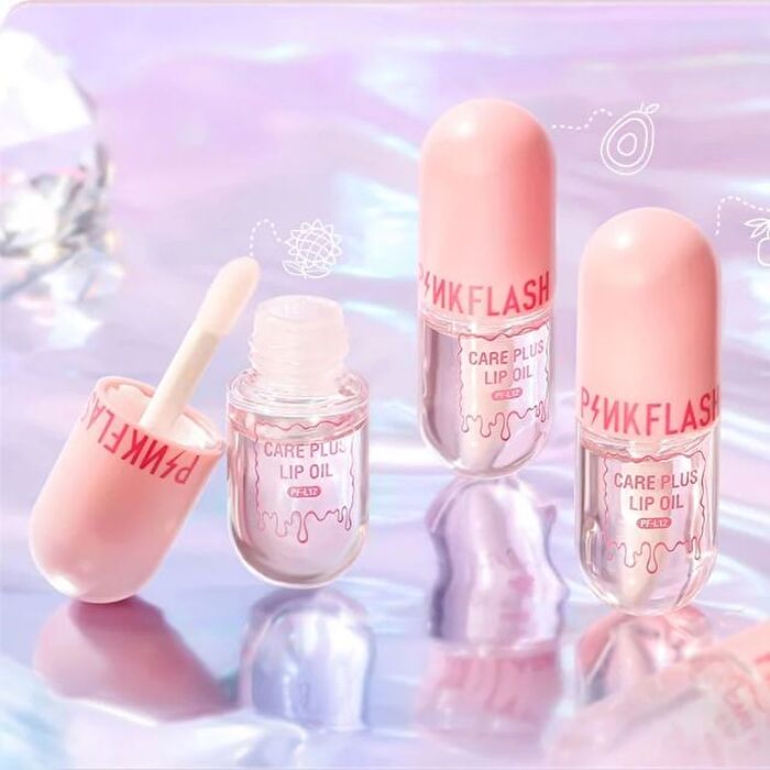 Pinkflash CarePlus Lip Oil-Natural Ingredients - #4ml
