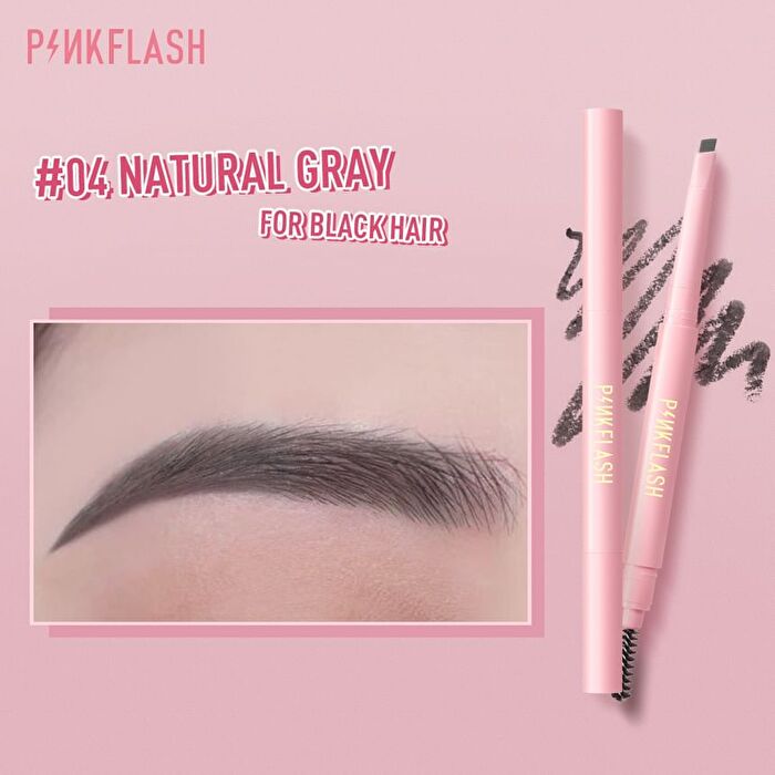 Pinkflash Waterproof Auto Eyebrow Pencil - 4 colours - #03 Gray Brown