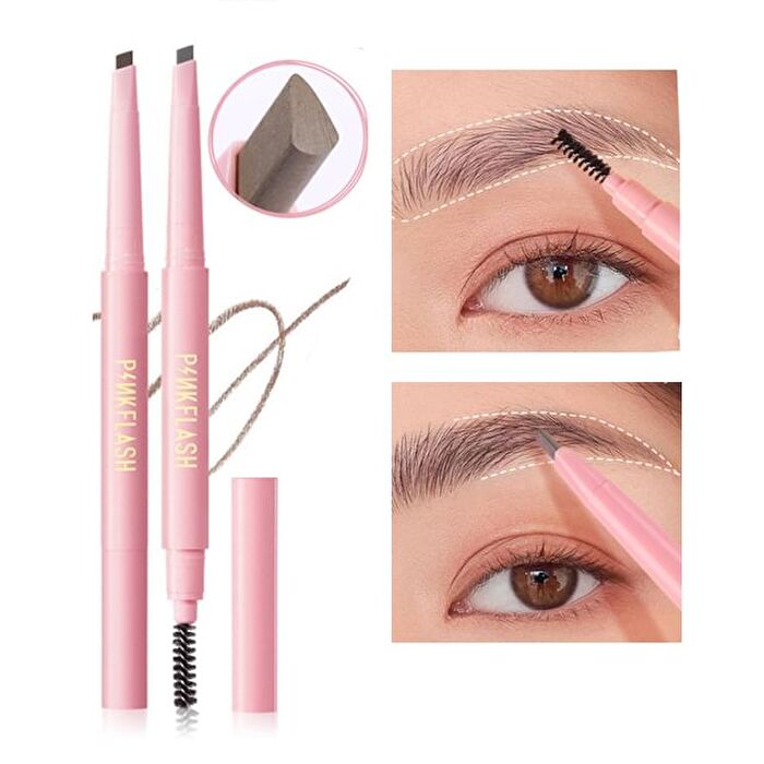 Pinkflash Waterproof Auto Eyebrow Pencil - 4 colours - #03 Gray Brown