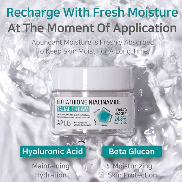 Aplb Glutathione Niacinamide Facial Cream - 55ml