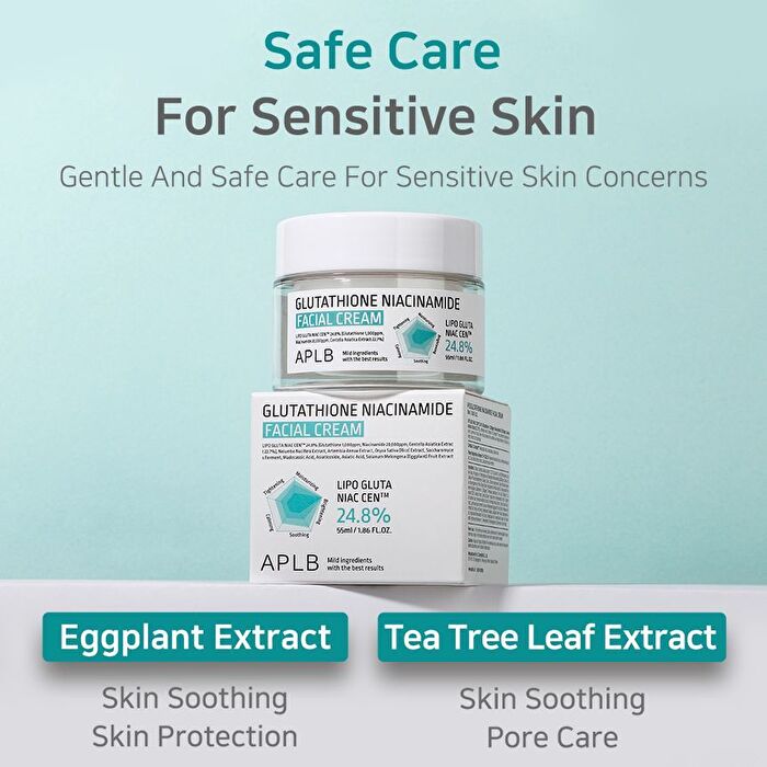 Aplb Glutathione Niacinamide Facial Cream - 55ml