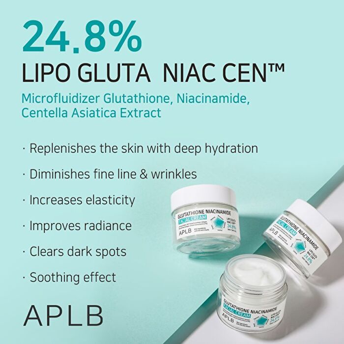 Aplb Glutathione Niacinamide Facial Cream - 55ml