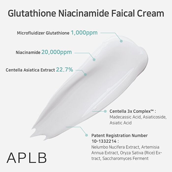 Aplb Glutathione Niacinamide Facial Cream - 55ml