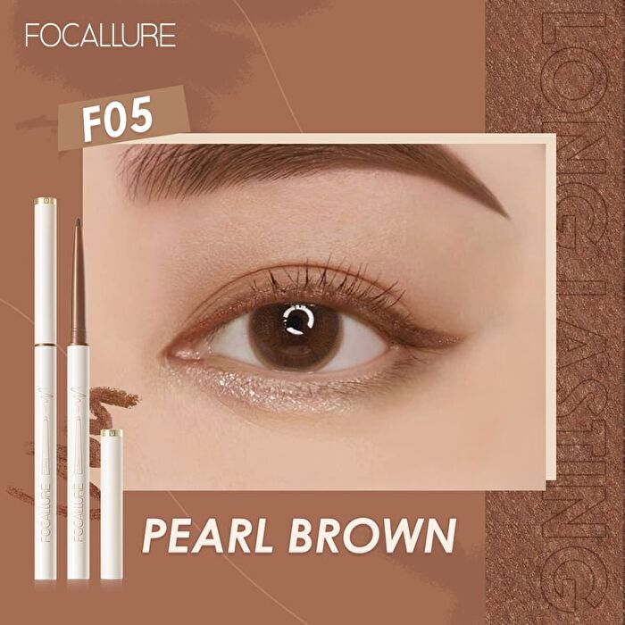 Focallure New Perfectly Defined Gel Eyeliner - 3 Colors - #F03 Light Brown