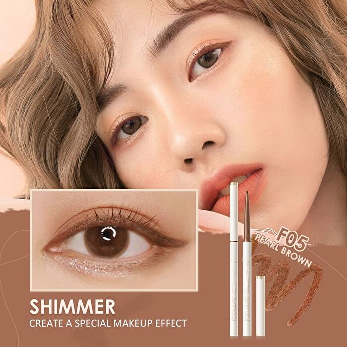 Focallure New Perfectly Defined Gel Eyeliner - 3 Colors - #F04 Red Brown