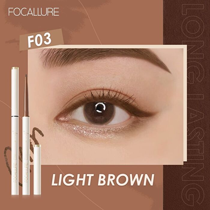 Focallure New Perfectly Defined Gel Eyeliner - 3 Colors - #F05 Pearl Brown