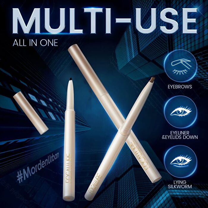 Focallure Perfectly Defined Gel Eyeliner - 2 Colors - #BR01 Urban Sunset