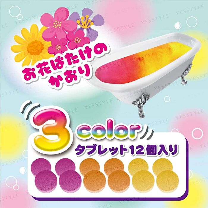 Colorful Bath Palette Pink Mix - 12 pcs