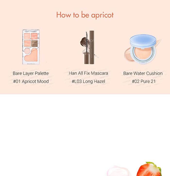 romand Bare Layer Palette - 2 Types - #01 Arpicot Mood